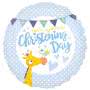On Your Christening Day - Boy Balloon Small Image