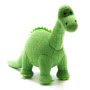 Diplodocus Knitted Dinosaur Soft Toy Green Small Image