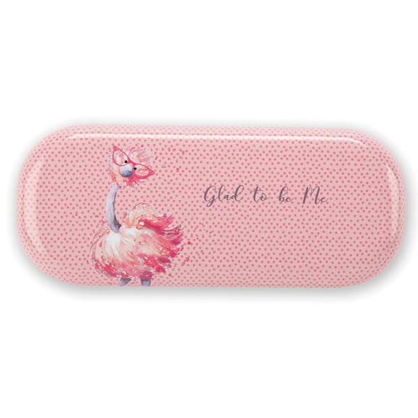 Glad To Be Me Pink Glasses Case