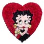 Betty Boop Heart Flower Tribute 