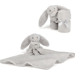 Bashful Silver Bunny Soother - Old