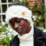 Chamonix Fur Headband - Cream Small Image