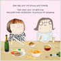 Houmous Greeting Card Small Image