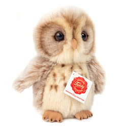 Owl Light Brown Soft Toy 16cm