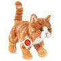 Standing Ginger Tabby Cat Soft Toy 20cm Small Image