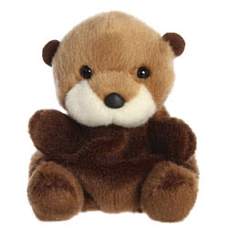 Aurora Palm Pals Selena Sea Otter soft toy. This lovely marine mammal is irresistibly cute and is full of fun and character. Coming with super soft brown fur, small dark brown ears, tiny button nose and a really adorable expression.