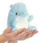 Aurora World Palm Pals Clicks Dolphin Soft Toy holding