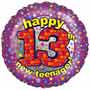 13th Birthday Teenager Balloon Small Image