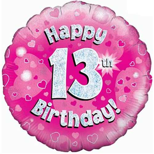 Balloons13th Birthday Girl Balloon