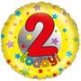 Two Today Birthday Balloon Small Image