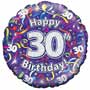 30th Birthday Foil Balloon Small Image