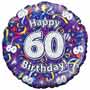 60th Birthday Balloon Small Image