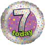 Balloons 7 Today Birthday Balloon Uninflated