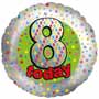 Balloons 8 Today Birthday Balloon Uninflated