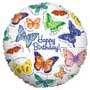 Butterfly Birthday Foil Balloon Small Image