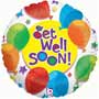 Get Well Soon Stars Balloon Small Image