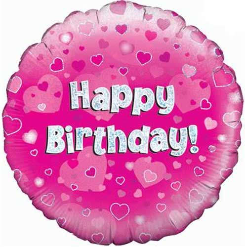 BalloonsHappy Birthday Pink Balloon
