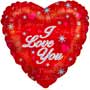 Balloons Sparkling I Love You Balloon Uninflated