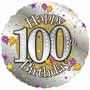 Balloons 100th Birthday Balloon Uninflated