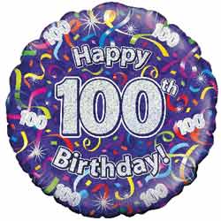Oaktree UK 100th Birthday Balloon