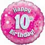 10th Birthday Girl Balloon