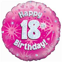 Oaktree UK 18th Birthday Girl Balloon