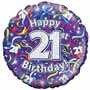 Happy 21st Birthday Balloon