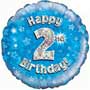 2nd Birthday Boy Balloon Small Image