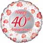 40th Anniversary Balloon Small Image