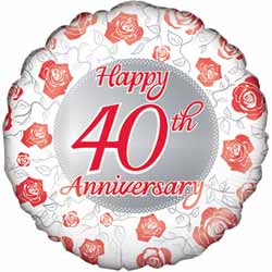 Oaktree UK 40th Anniversary Balloon