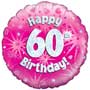60th Birthday Girl Balloon