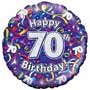 Balloons 70th Birthday Balloon Uninflated