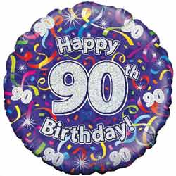 Oaktree UK 90th Birthday Balloon
