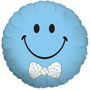 Baby Boy Smiley Balloon Small Image