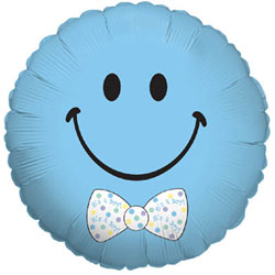 Oaktree UK Baby Boy Smiley Balloon