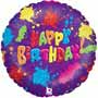 Balloons Birthday Paint Splatter Balloon Uninflated