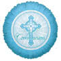 Communion Foil Balloon Boy Small Image