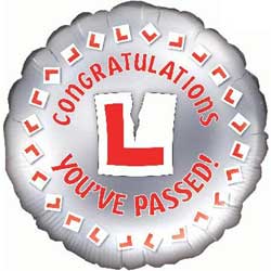 Oaktree UK Passed Driving Test Balloon