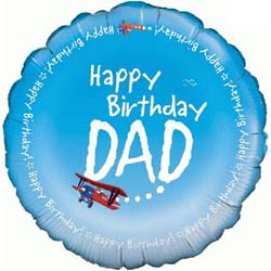 Oaktree UK Happy Birthday Dad Foil Balloon