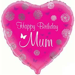 Happy Birthday Mum Foil Balloon