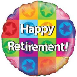 Oaktree UK Happy Retirement Balloon