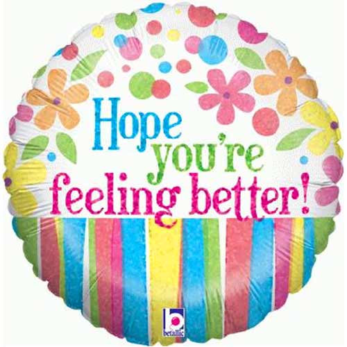 BalloonsHope You Are Feeling Better