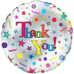 Oaktree UK Thank You Balloon