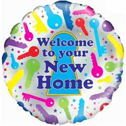 Welcome New Home Balloon