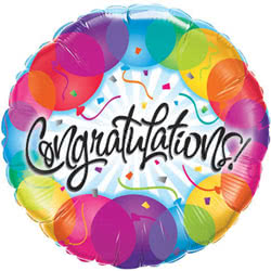 Qualatex Congratulations Foil Balloon