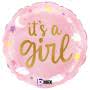 Its a Girl Foil Balloon Small Image