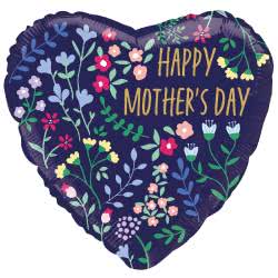 Happy Mothers Day Floral Foil Balloon