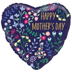 Balloons Happy Mothers Day Floral Foil Balloon