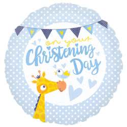 Oaktree UK On Your Christening Day - Boy Balloon