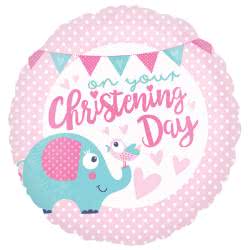 Oaktree UK On Your Christening Day - Girl Balloon